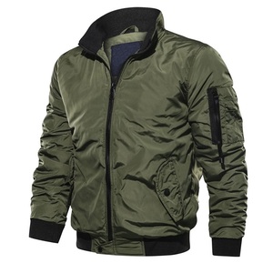 Chaqueta Bomber de Piloto Personalizada para Hombre 2025-26, Camuflaje, Cuello Alto, Logotipo Frontal, Transpirable, para Invierno, OEM - Product Image 4