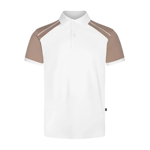 Contraste face hommes tricoté 100% Polyester pour chemise avant poitrine Logo tissu extensible respirant grande taille Poly sac - Product Image 5