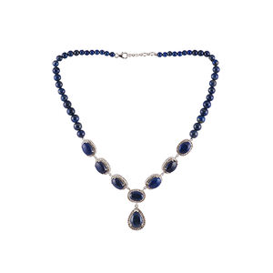 Collar de la mejor calidad, collar de piedras preciosas turquesas naturales de Plata de Ley 925, regalo para mujer - Product Image 2