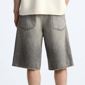 2025 hombres verano elegante nueva tendencia pantalones cortos transpirables ropa activa pantalones cortos holgados de mezclilla pantalones cortos para hombres - Product Image 6