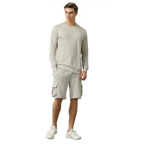 Short de sport multicolore pour hommes Short cargo en coton pour hommes Short à séchage rapide évacuant l'humidité et impression personnalisée pour l'extérieur - Product Image 4