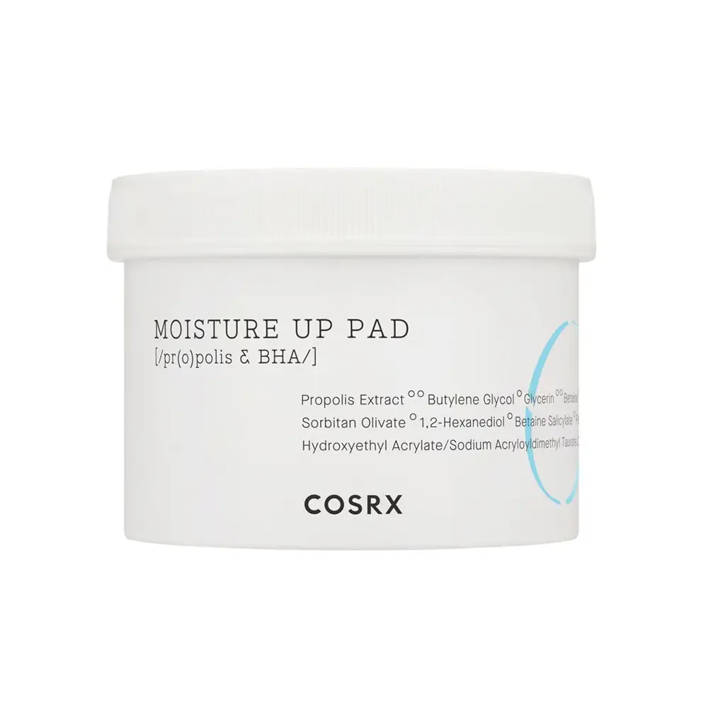 Korean Skin Care Gentle Daily Exfoliant for Sensitive Skin Propolis Cleansing Pads Cosrx One Step Moisture Up Pad 70pads