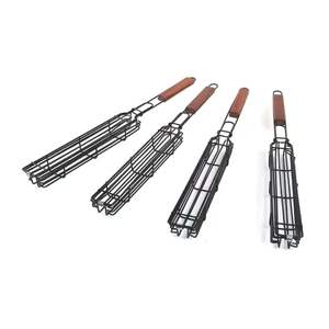 Kit de panier de gril à roulettes Accessoires de barbecue de qualité supérieure pour la cuisson en plein air - Product Image 1