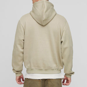 Sudaderas con capucha estampadas de algodón de alta calidad lisas personalizadas fabricante de ropa de calle para hombres - Product Image 3