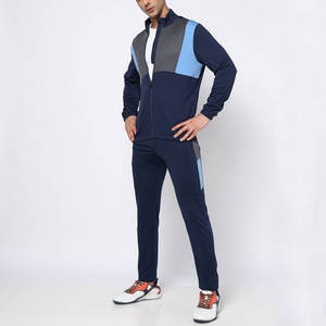 Survêtements pour hommes extensibles et confortables/Survêtements pour hommes à fermeture éclair à col personnalisé - Product Image 1