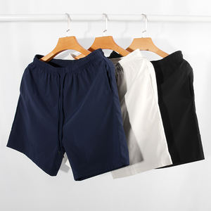 Ropa informal de alta calidad para hombre, pantalones cortos de gimnasio, malla transpirable, algodón, patrón sólido Vintage, decoración de logotipo personalizado ecológico - Product Image 2