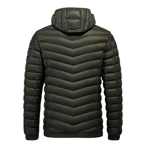 Bubble jackets <b>winter</b> warm hoods windbreaker thick zipper <b>winter</b> windproof hooded padding men puffer jacket - Product Image 4