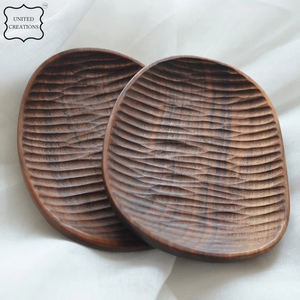 2025 dernière conception sous-verres en bois d'acacia personnalisés ensemble de plaques en bois de noyer Style classique pour une utilisation en cuisine - Product Image 3