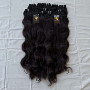 ผมมนุษย์หยักศกธรรมชาติผมมนุษย์หยิกเป็นมัดผมธรรมชาติแบบหยิก - Product Image 1
