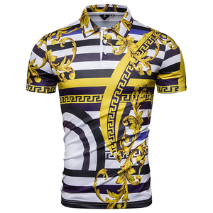 Polo de diseño liso de talla grande para hombre - Product Image 5