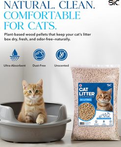 Briquettes de granulés de bois 30L - Biodégradables, sans poussière, inodores, non agglomérantes, combustible pour système de chauffage avec 100% de cendres - Product Image 4