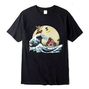 เสื้อยืดพิมพ์ลายสำหรับผู้ชายผ้าฝ้าย100% ไซส์ใหญ่พิเศษ - Product Image 5