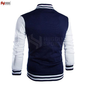 แจ็กเก็ตตัวอักษรคุณภาพสูงสำหรับผู้ชายคอตั้งแขนยาวปรับแต่งได้ - Product Image 2
