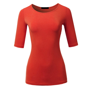 Camisetas de Mujer de Cuello Redondo, 100% Algodón, Manga Corta, Ideales para el Verano, en Venta - Product Image 1