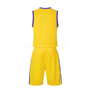 Recién llegado, ropa de baloncesto para adultos, conjuntos de uniformes de talla grande transpirables de tela suave ligera de calidad superior - Product Image 2