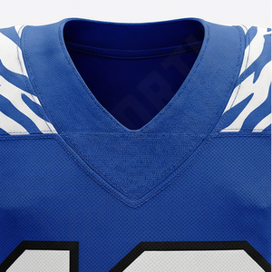 Camiseta Deportiva Vintage de Fútbol Americano, Manga Larga, Sublimación, Malla Transpirable, Bordada, Tallas Grandes - Product Image 4