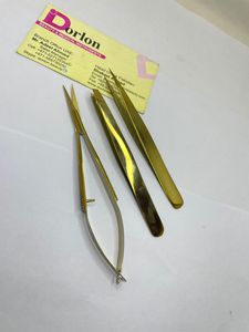 Pince à épiler à sourcils Plasma or professionnel Logo personnalisé pince à épiler beauté sourcils pointes obliques pince à épiler sourcils - Product Image 4