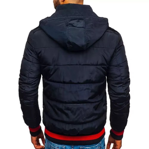 Chaquetas Acolchadas de Invierno con Capucha, Estilo Informal, Talla Grande, con Cremallera, Cálidas, con Logotipo Frontal, Más Gruesas, para Hombre, al por Mayor - Product Image 6