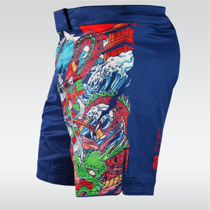 กางเกงขาสั้น MMA แบบใหม่ออกแบบได้ตามต้องการกางเกงขาสั้น MMA แบบยืดหยุ่นสูง - Product Image 3