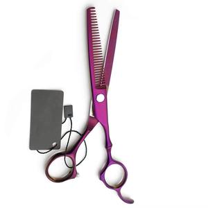 Tijeras Profesionales de Peluquería para Adelgazar el Cabello, de Acero Inoxidable, con Dientes Afilados, Herramienta de Estilismo para Salón, Texturizadora Precisa y Ligera - Product Image 4