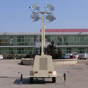 Tour d'éclairage mobile diesel personnalisable avec moteur diesel refroidi par eau pour l'éclairage nocturne extérieur - Product Image 6