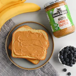 เนยเม็ดมะม่วงหิมพานต์ออร์แกนิกขนาด16ออนซ์เนยอัลมอนด์ปราศจากกลูเตน - Product Image 3