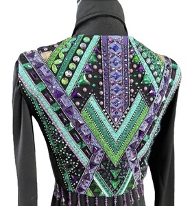 Premium Elegant Stylish Equestrian Jacket with Zipper Closure Breathable ODM Supply for Western Horse Riding <b>Blouse</b> - Product Image 3
