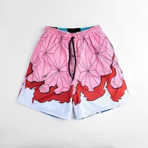 Men's Custom Mid <b>Waist</b> Polyester Digital Print Mesh <b>Shorts</b> Latest Design With Outfit Sublimation Printed <b>Low</b> MOQ Wholesale - Product Image 3