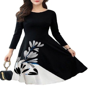 Vestido largo holgado con estampado vintage para verano, caftán marroquí - Product Image 1