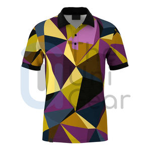 Polo de golf tricoté à manches courtes pour homme, haute qualité, séchage rapide, motif uni, imprimé, brodé, vente chaude, Pakistan - Product Image 3