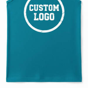 Camiseta sin mangas de hombros anchos de Spandex/Poliéster con cuello de acabado limpio, dobladillos que se mantienen planos, de secado rápido y transpirable para un estilo veraniego impecable. - Product Image 3