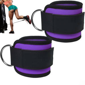 Correa de Tobillo Acolchada de Neopreno Personalizada al por Mayor para Máquina de Cable, Ajustable, para Ejercicios de Musculación, Fitness, Piernas, Glúteos y Kickback - Product Image 4