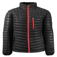 Veste en duvet d'hiver pour hommes Veste en duvet légère en fourrure matelassée personnalisée Veste en duvet de canard blanc chaud