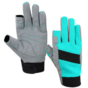 Fabricant de gants de pêche en cuir léger sur mesure pour hommes femmes jeunes résistance aux coupures protection solaire tailles personnalisées adultes - Product Image 1