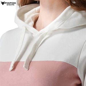 เสื้อฮู้ดสวมหัวสำหรับผู้หญิงเสื้อกันหนาวแขนยาวผ้าฟลีซผ้าฝ้าย100% ลำลองพิมพ์โลโก้ออกแบบได้ตามต้องการสำหรับฤดูหนาว - Product Image 2