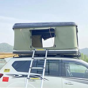 Tente de toit de camping pour camion, en aluminium, coque rigide, ouverture latérale, à poser sur le toit de la voiture - Product Image 5
