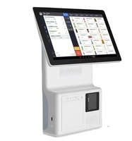 Système de point de vente moderne tout-en-un écran tactile de 15.8 pouces fenêtre libre-service paiement machine de point de vente kiosque de caisse