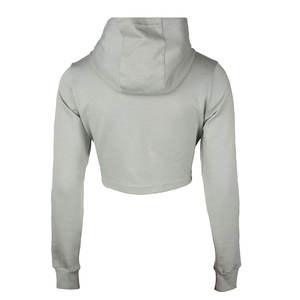 Ropa de calle con logotipo personalizado, sudadera para mujer, pulóver, sudaderas con capucha para gimnasio, sudadera corta informal con capucha para mujer - Product Image 3