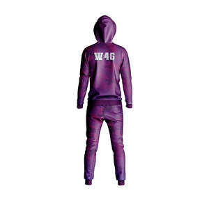 Unisex <b>Men's</b> Winter Heavyweight Floral <b>Gym</b> Track Suit Hoodie <b>Pants</b> 2 in 1 Design Front Logo - Product Image 6