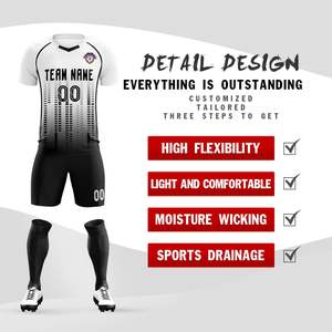 Uniformes de Fútbol Personalizables y Elegantes 2026, Ropa de Fútbol con Estampado Sublimado, Logotipo Bordado e Impresión de Nombres para Adultos - Product Image 1