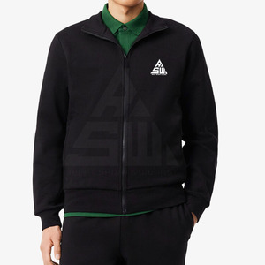 Sweat-shirts à capuche en coton mélangé uni de style professionnel, nouveaux, pour l'hiver, fermeture éclair, vente en gros personnalisée, haute qualité, écologiques, respirants - Product Image 1