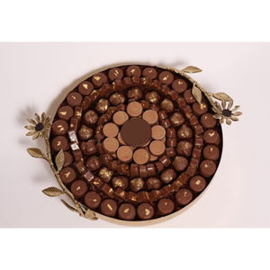 Bol de service élégant pour bonbons au chocolat Bol de service à chocolat en métal finition or de la meilleure qualité pour table à manger et restaurants - Product Image 2