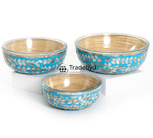 Tazón de resina de estilo artesanal con encanto Rústico ideal para interiores naturales y detalles hogareños Tradebyd - Product Image 2