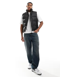 Fabricant de manteaux d'hiver pour hommes Veste d'hiver à bulles respirante sans manches Gilet matelassé personnalisé pour hommes Gilet en duvet fin très vendu - Product Image 3