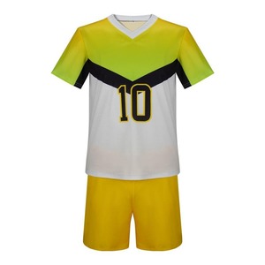 Uniformes d'équipe de volley-ball en vrac Maillots et shorts de compétition légers à séchage rapide quantité minimale de commande 10 ensembles - Product Image 1