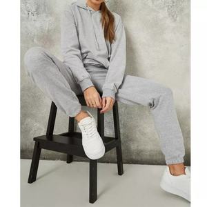 Conjunto Deportivo de Dos Piezas para Mujer, Sudadera con Capucha y Pantalones Jogger, Felpa Cálida, para Entrenamiento, Gimnasio, Correr, Ropa Deportiva, Moda Informal - Product Image 6