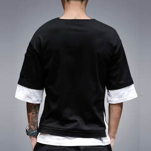 Camiseta Británica de Cuello Redondo de Buena Calidad para Uso Diario con Estampado, Talla Adulto, Ecológica, en Cantidad al por Mayor, Corte Holgado - Product Image 3