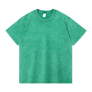 Camiseta extragrande Vintage de peso pesado con lavado ácido, camisetas en blanco con logotipo personalizado, camiseta de alta calidad, Camiseta de algodón 100% para hombre - Product Image 2