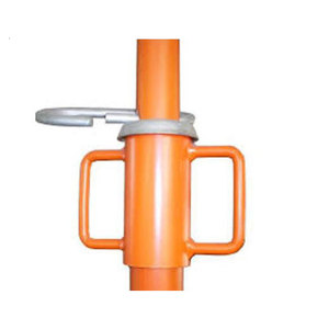 Cric galvanisé en acier réglable pour les échafaudages de construction traditionnels avec conception d'écrou coulé - Product Image 1