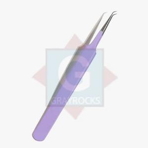 Precio al por mayor Pinzas para pestañas Instrumentos DE BELLEZA DE ACERO INOXIDABLE Herramientas de extensión de pestañas - Product Image 1